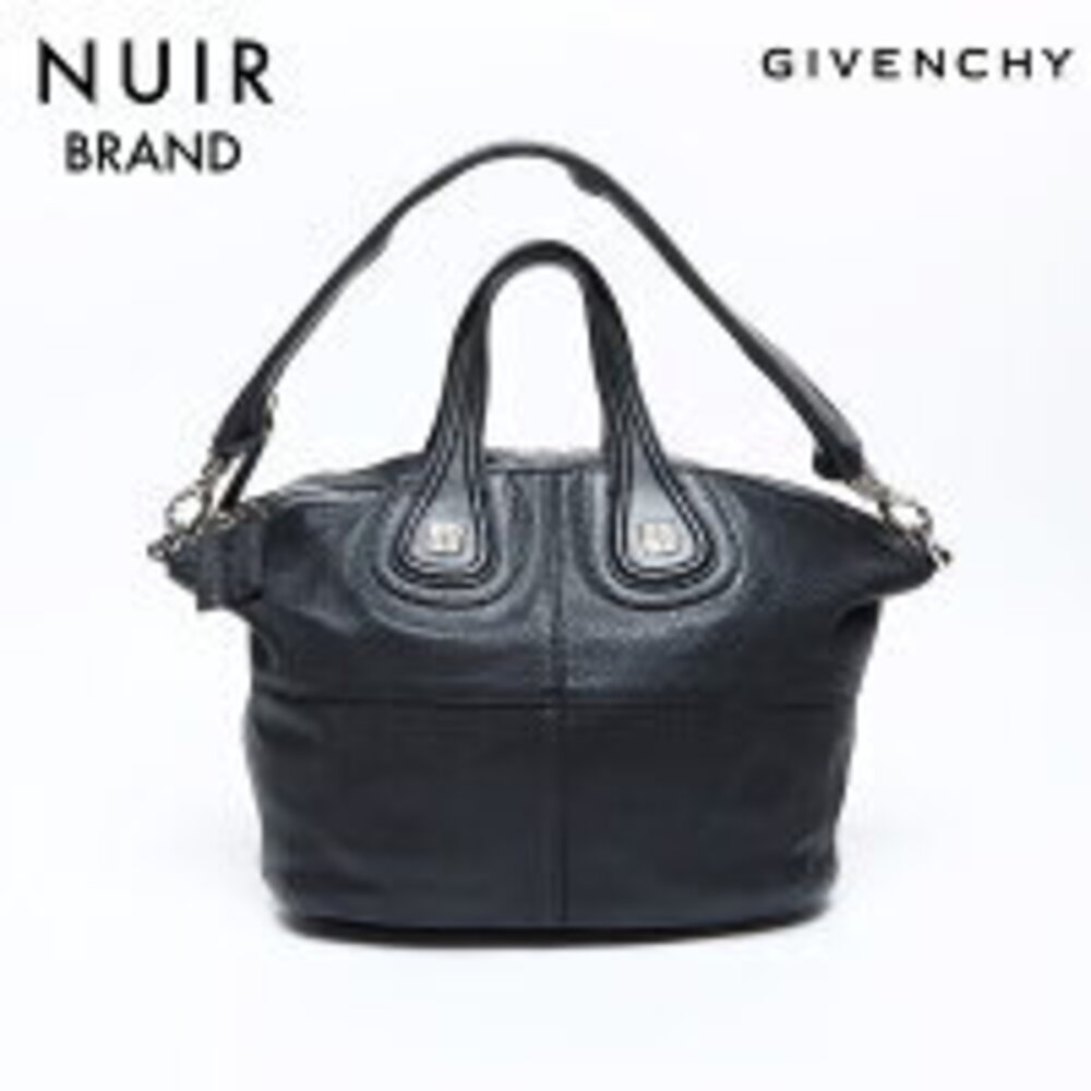 Givenchy Nightingale Leather Handbag Black